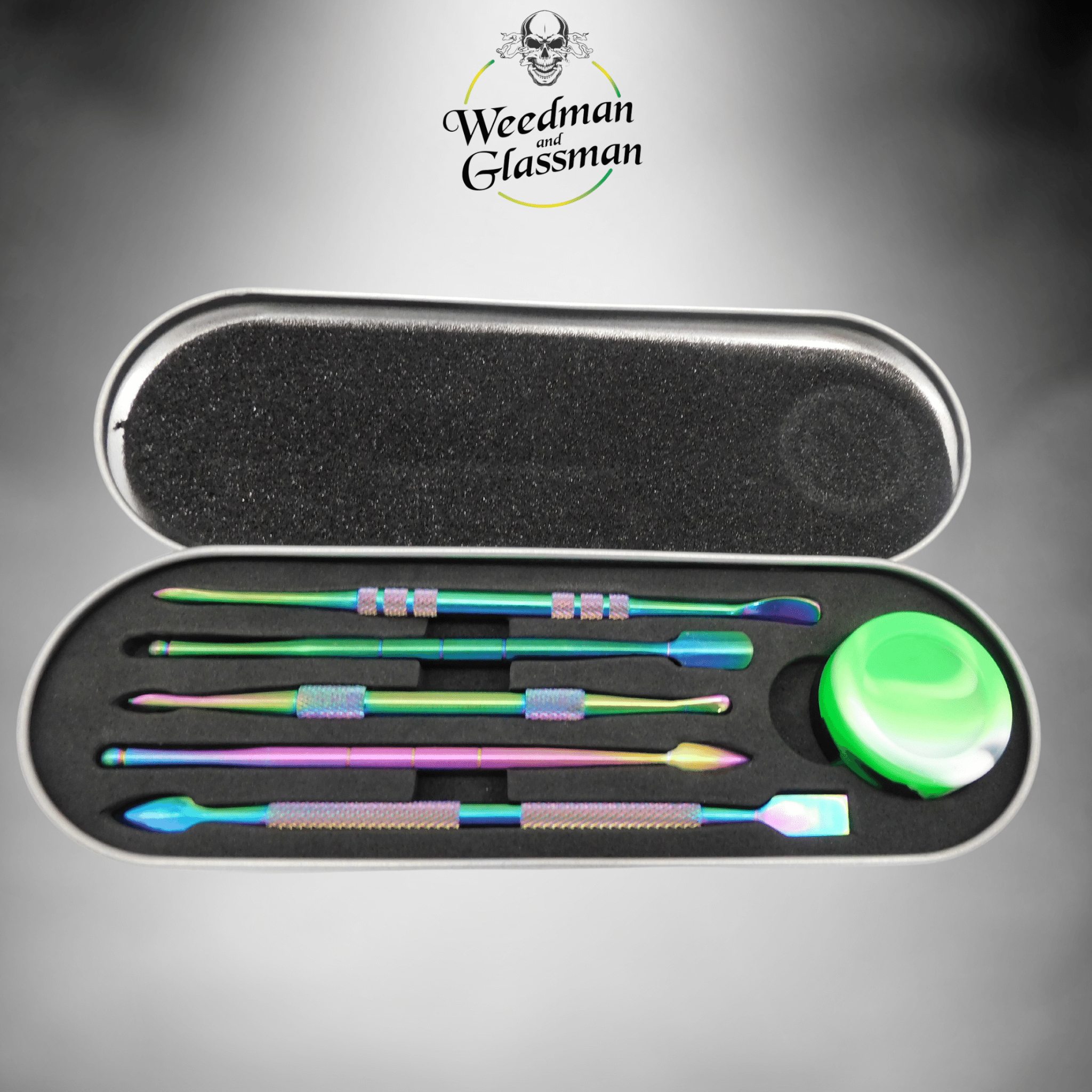 Metal Rainbow Dab Tool Kit (5 Piece)