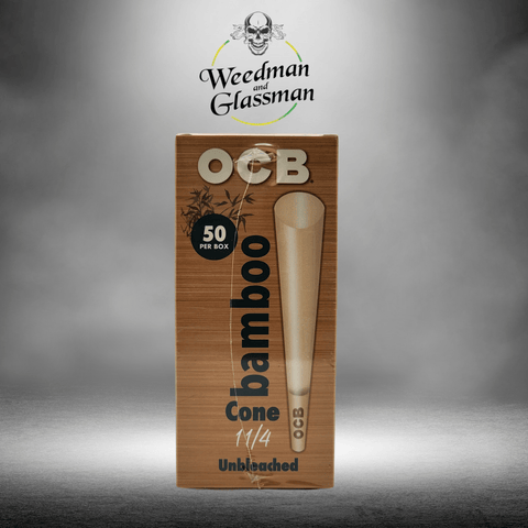 OCB Bamboo unbleached 1 1/4 tower cone 50ct