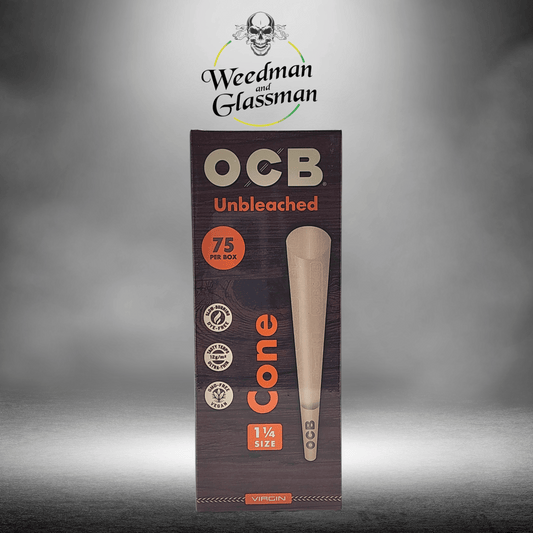 OCB unbleached cone 1 1/4 tower 100 box