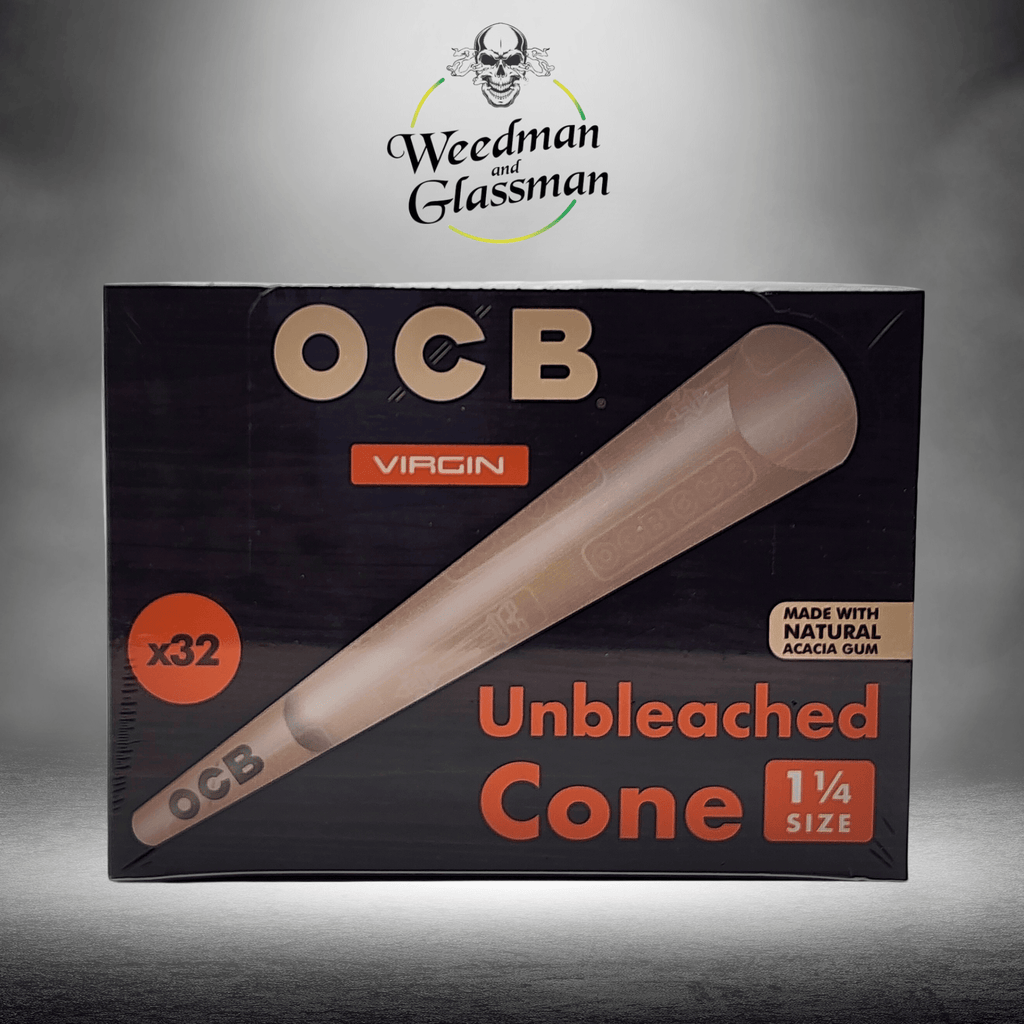 OCB virgin unbleached cone 1 1/4 12 32 packs
