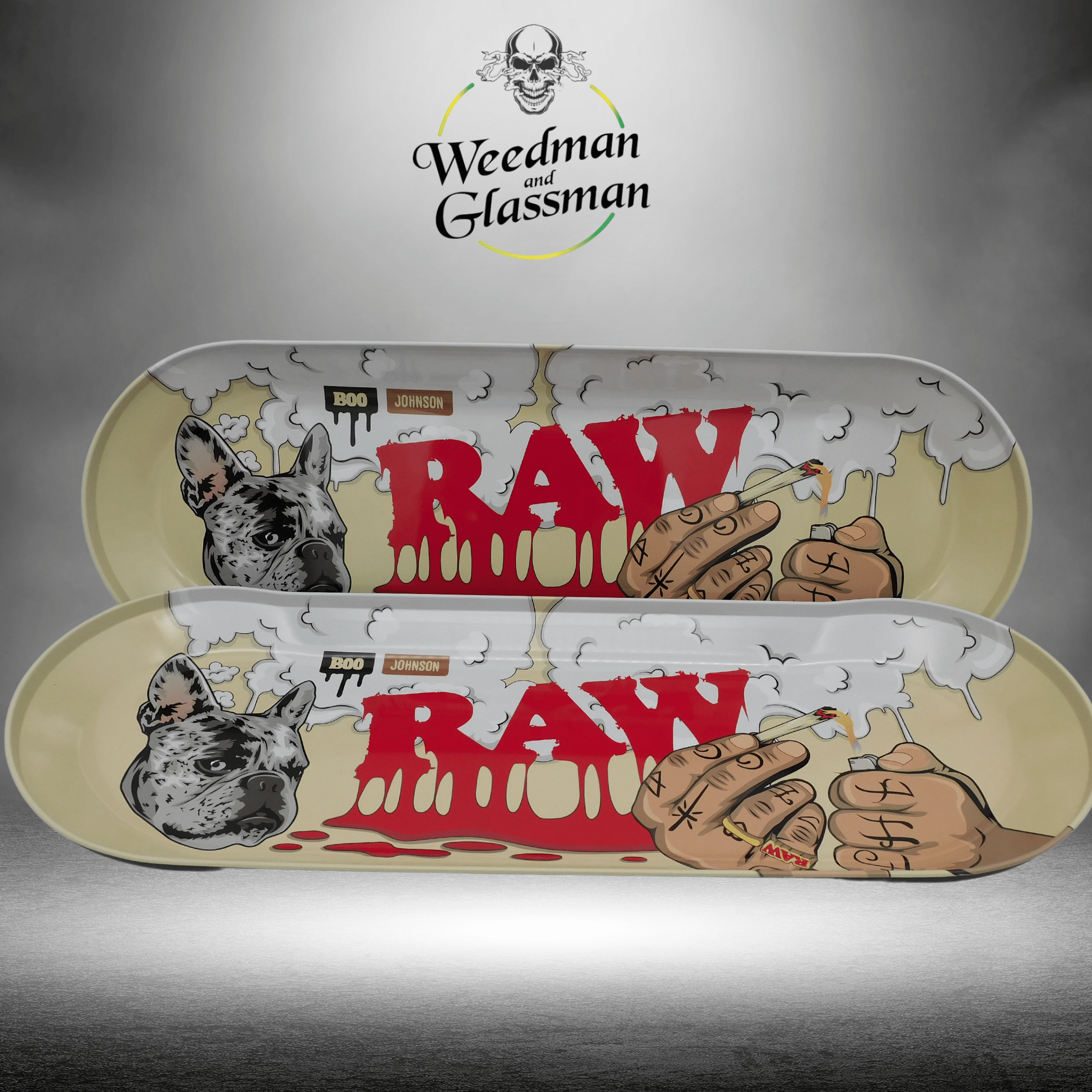 RAW Boo Johnson Skateboard Rolling Tray