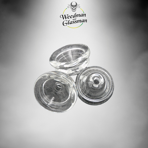 Replacement Hand Pipe Dabber Flower Bowls - 10CT